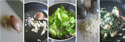 Zubereitung Ricotta-Spinat-Füllung