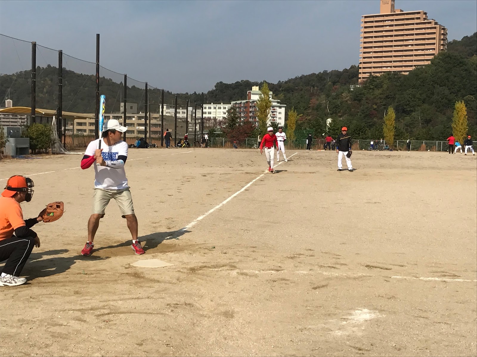 光明っこ おやじの会がソフトボール大会に出場しました