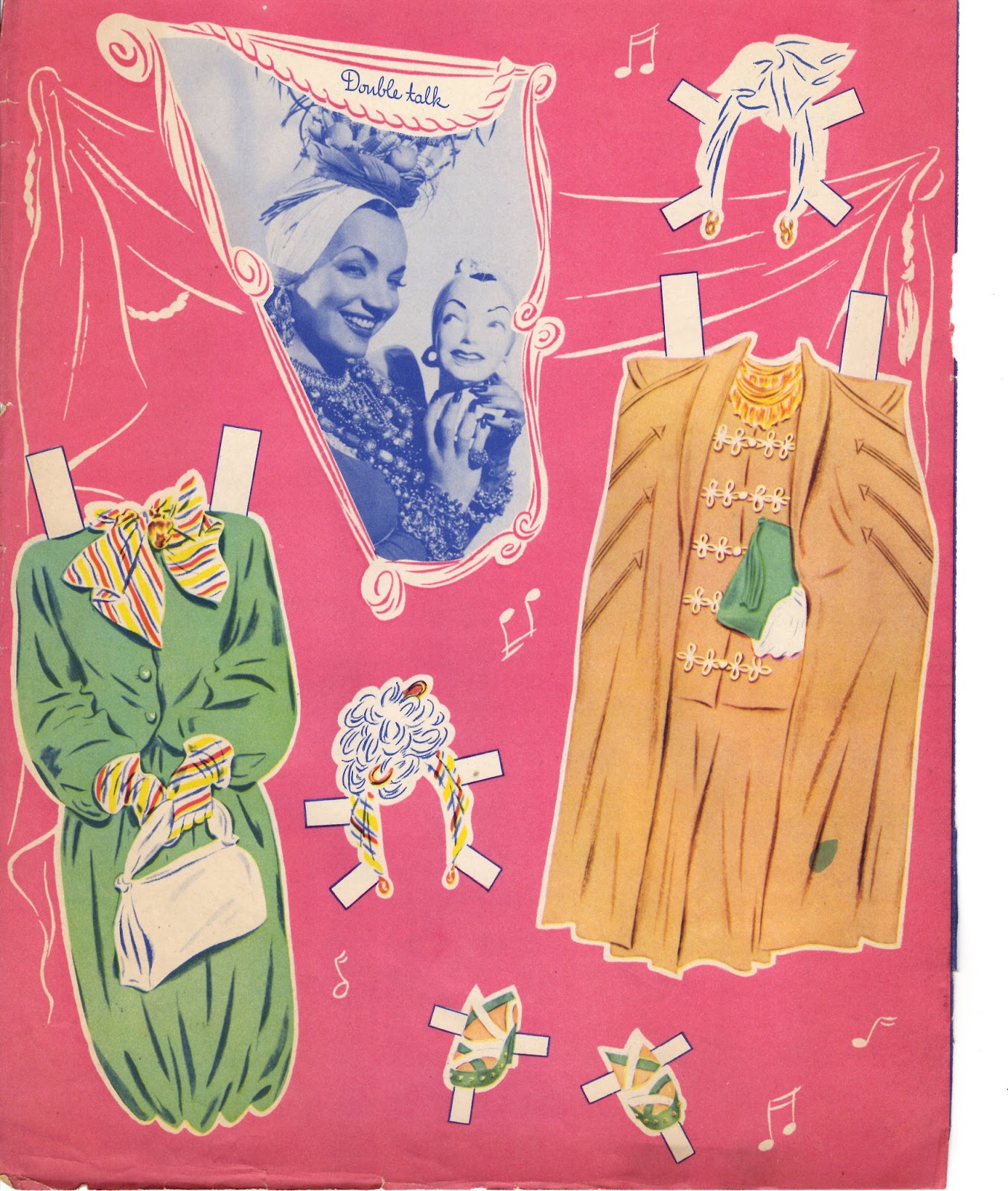 carmen miranda paper dolls
