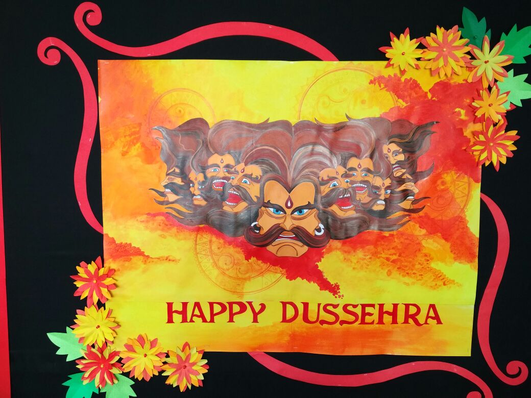 Art Craft Ideas And Bulletin Boards For Elementary Schools Dussehra Bulletin Board A celebration of life, arts & crafts and the human spirit. elementary schools dussehra bulletin board