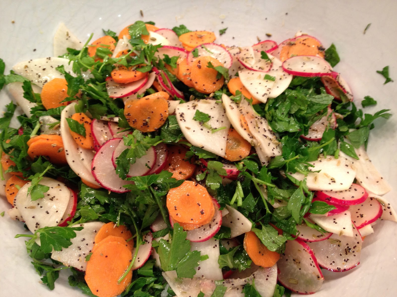 The Shingled House A New Dish Ottolenghi's Kohlrabi, Carrot, and