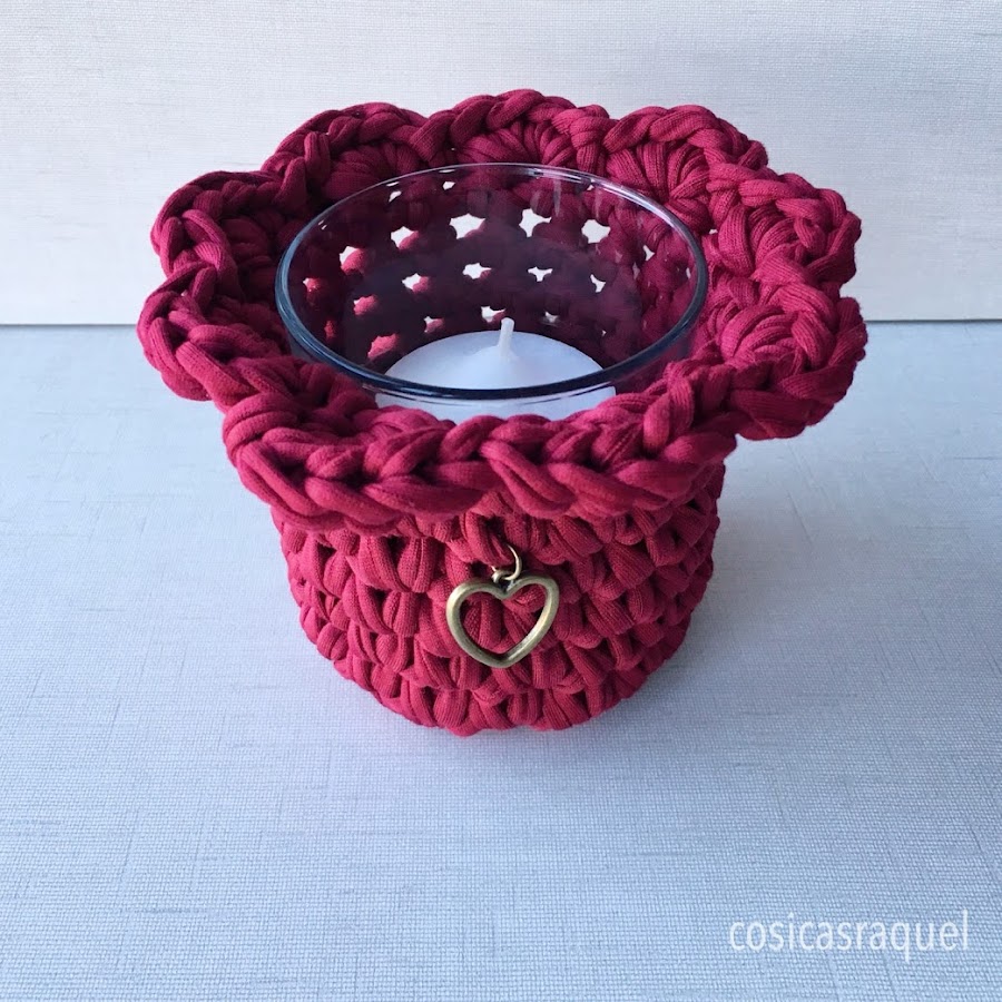 Portavelas de Trapillo