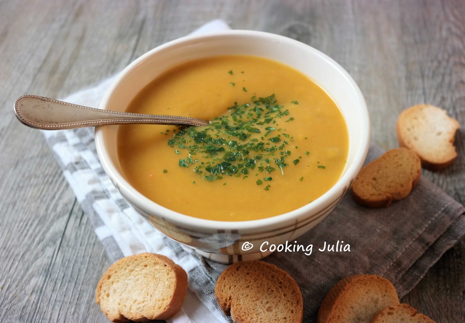 Cooking Julia Veloute Aux Legumes Du Pot Au Feu