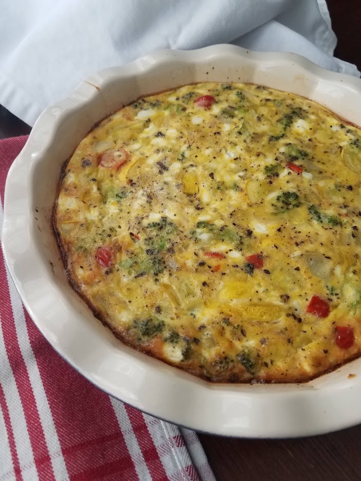 An Easy LowCarb Veggie and Egg Frittata Recipe HinesSight Blog