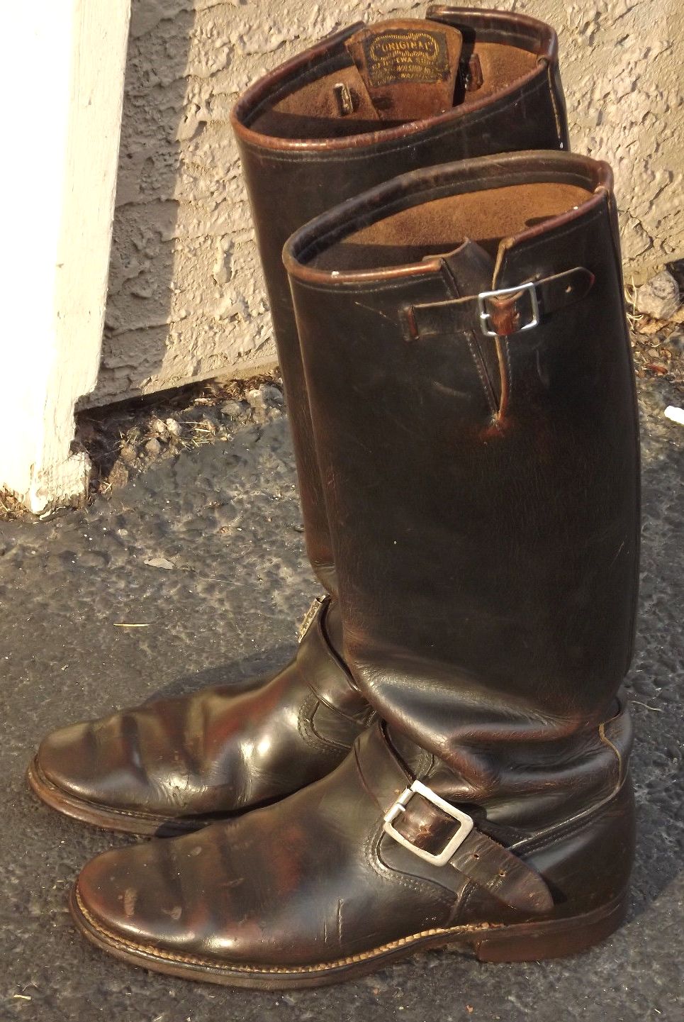 Vintage Engineer Boots: PRE-1955 TALL CHIPPEWA ENGINEER BOOTS