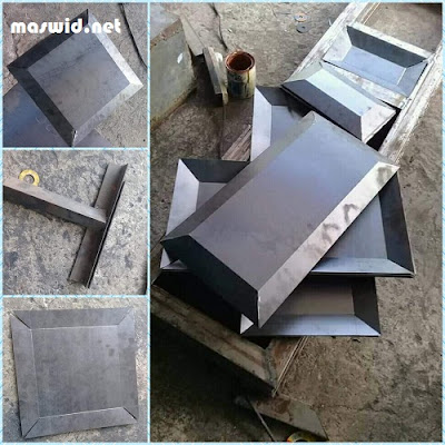 Cara Sederhana Untuk Menekuk Plat Besi Untuk Pembuatan Pintu Garasi Besi