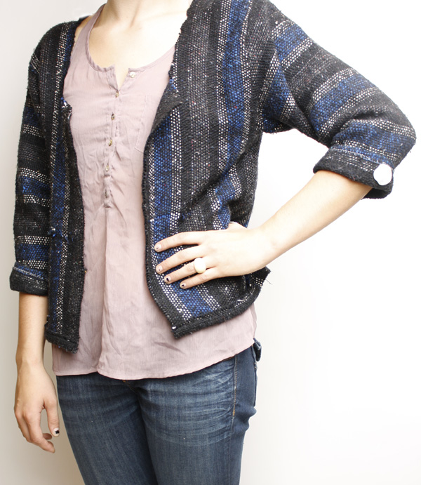 SwayChic How to Turn A Drug Rug into Something You Can Wear and Still