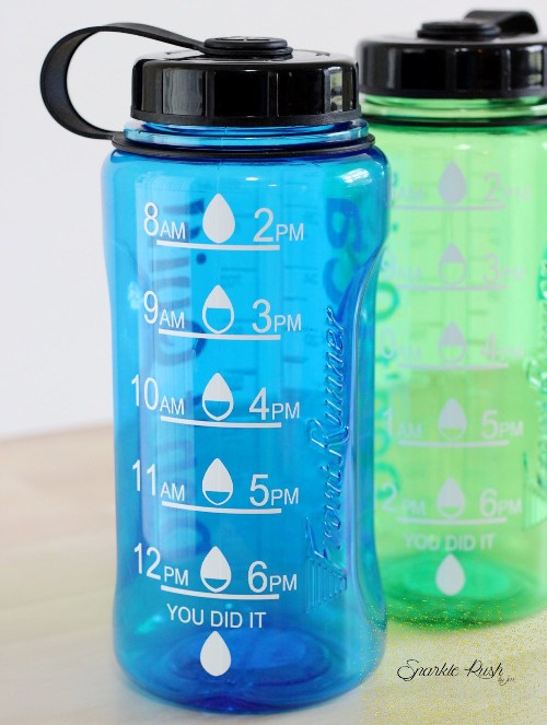 cup that reminds you to drink water