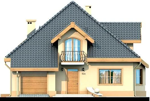 desain rumah rumah eropa sederhana