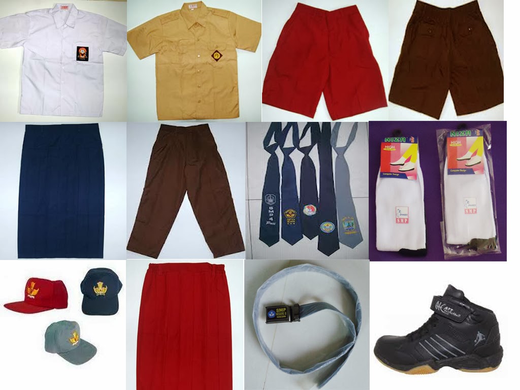 Jual 1 Set Baju Seragam Sekolah Murah Lengkap Konveksi 