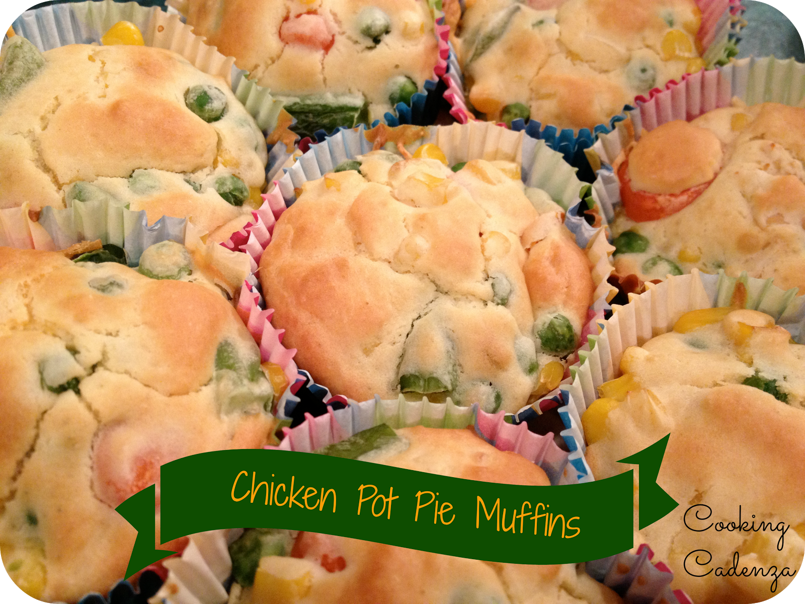 Cooking Cadenza ♫ Chicken Pot Pie Muffins