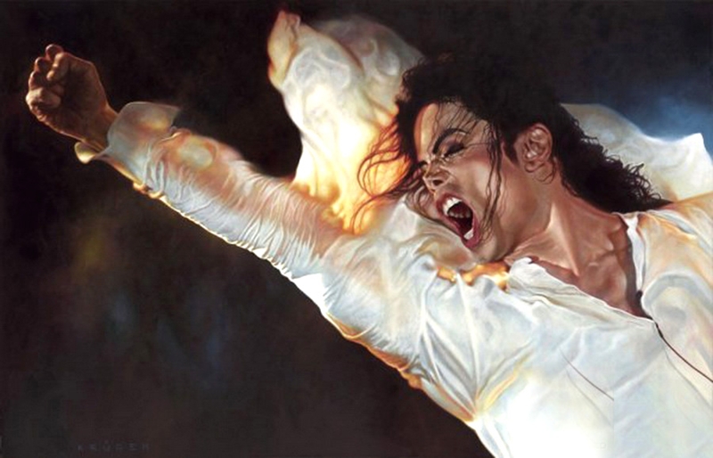 Michael Jackson - New Pop Realism - Sebastian Krüger 1963 Michael Jackson - New Pop Realism - Sebastian Krüger 1963