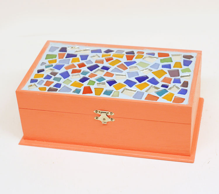 Ben Franklin Crafts and Frame Shop Mosaic Jewelry Box