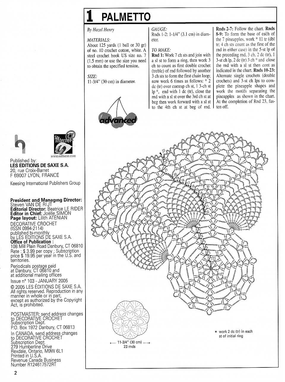 Decorative Crochet Graphics Ideas creativas