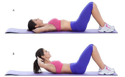 Crunches the best six pack abs workout at home