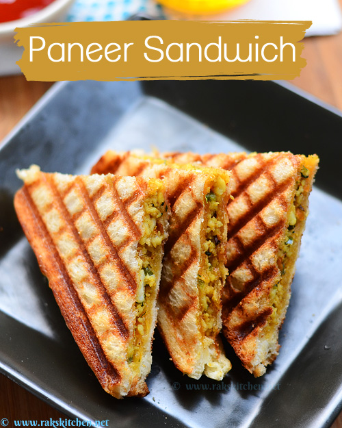 How to make paneer sandwich How to make paneer sandwich