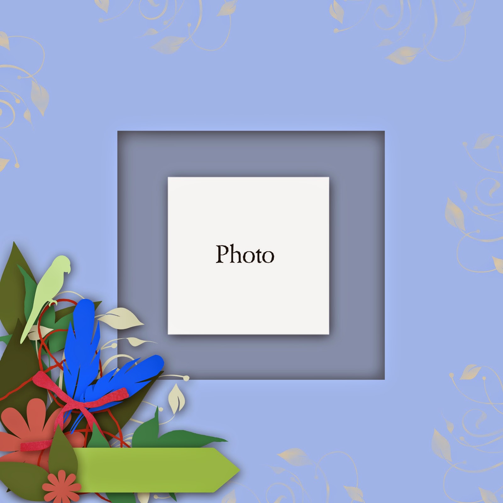 OklahomaDawn: Free Scrapbook Page Template 12-08-14 #2