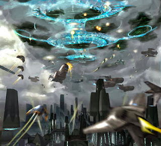 Aliens atacando a la tierra