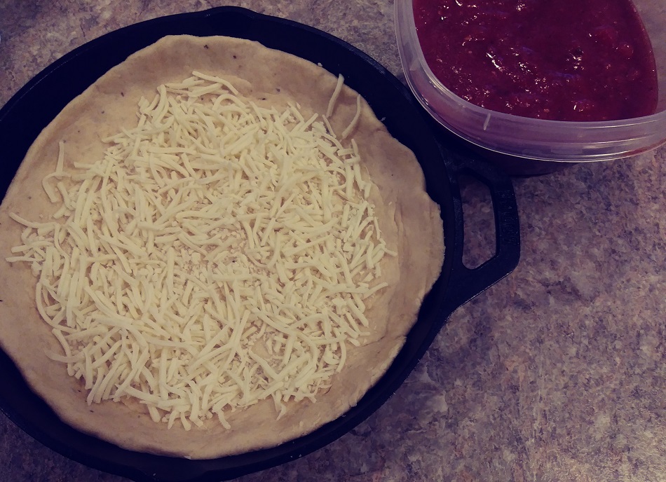 Sam's Place Cast Iron Skillet Deep Dish Pizza