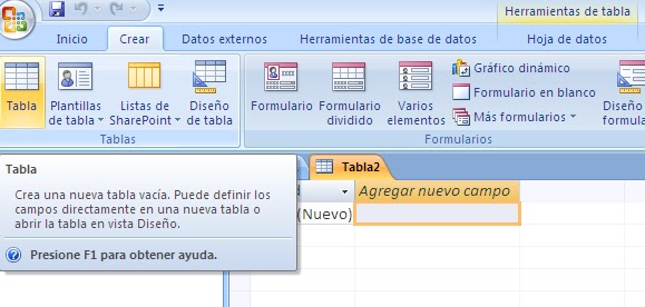 dise 241 o de base de datos en access datos sobre el proceso de creacion rapida de prototipos