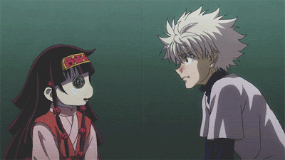 Anime Hug: Hunter X Hunter - Killua hugs Alluka
