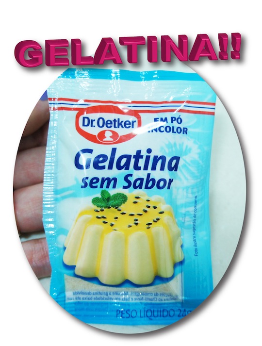 . Hidratação Caseira com gelatina incolor