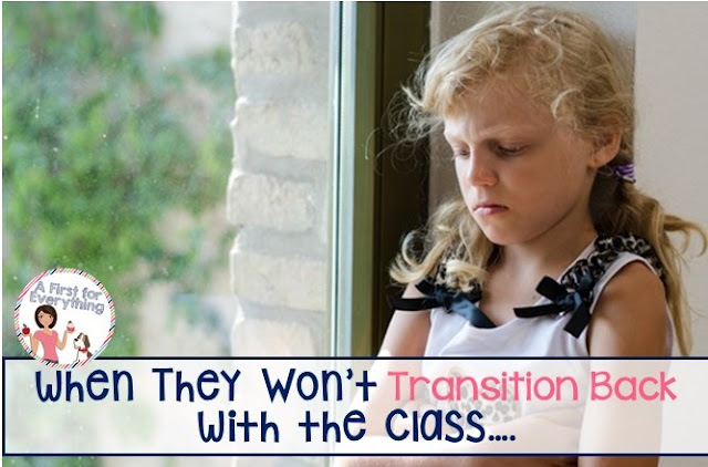 How to get students to transition back to class after dysregulation