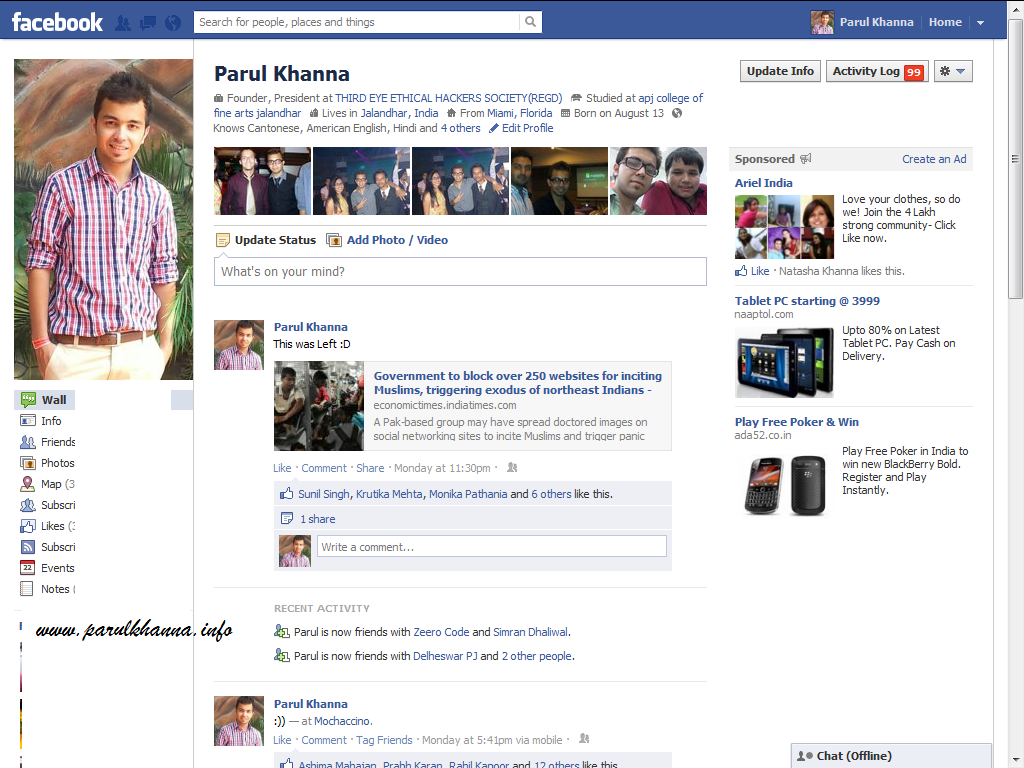 Parul Khanna Remove Facebook Timeline Get Back Your Old Facebook Interface