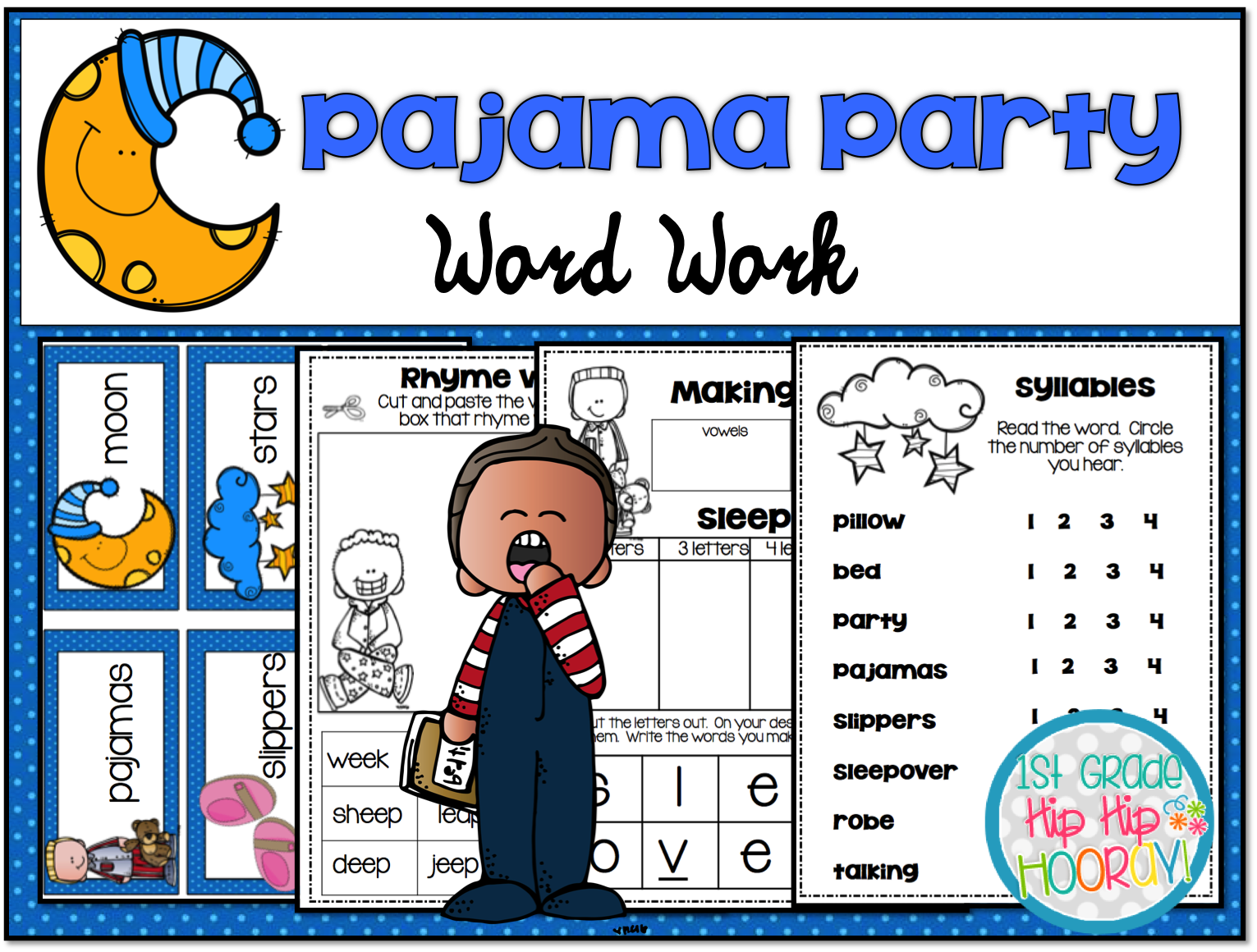 1st Grade Hip Hip Hooray! Pajama Day...It's a Party!