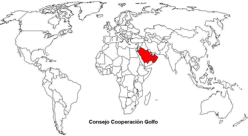 Geografía Política Consejo Cooperación Golfo