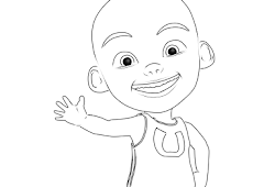 20 Ide Gambar Lukisan Kartun Upin Dan Ipin Demae Decor