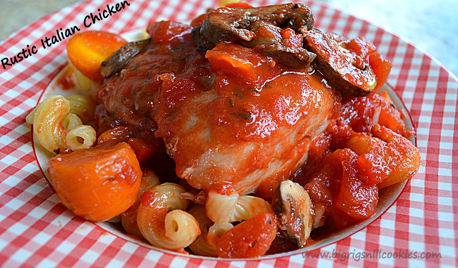 Big Rigs 'n Lil' Cookies: Rustic Italian Chicken and a Giveaway!