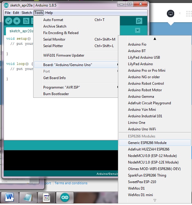 How I successfully installed my ESP8266 board on Arduino IDE