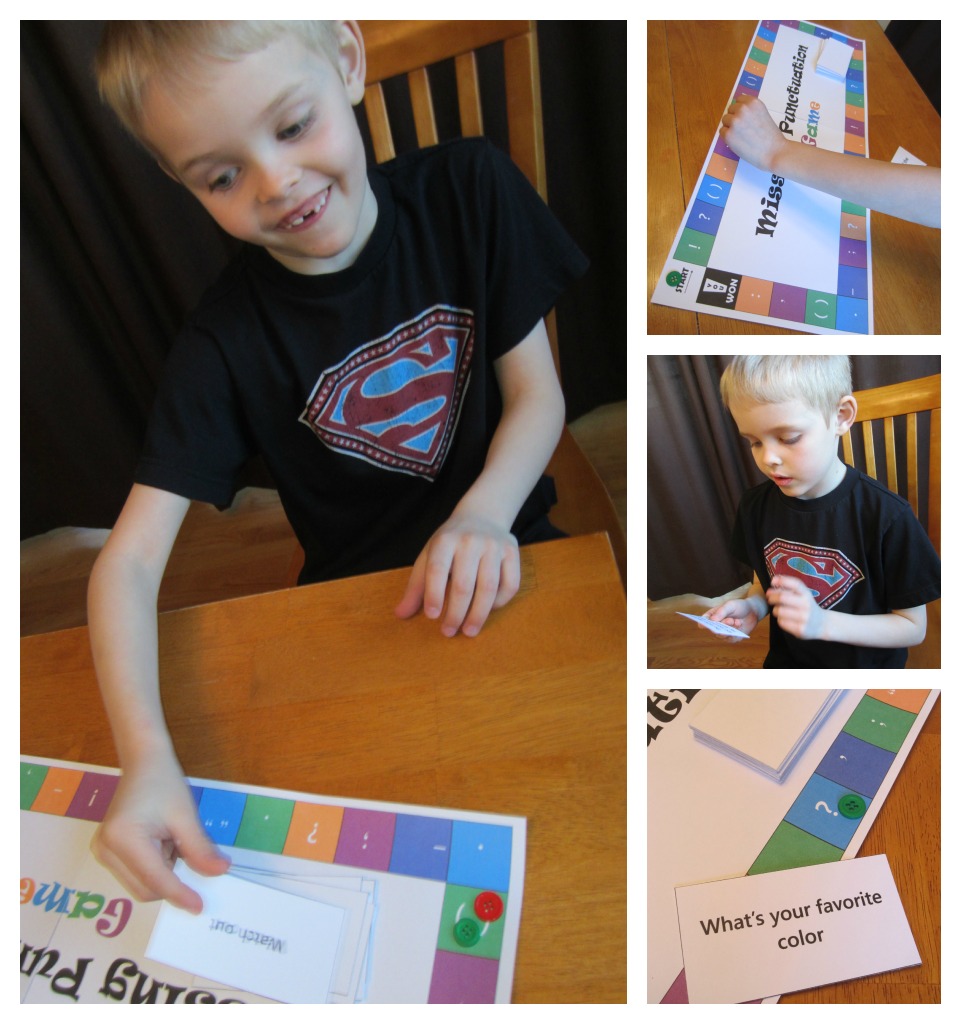 Relentlessly Fun, Deceptively Educational Missing Punctuation Board