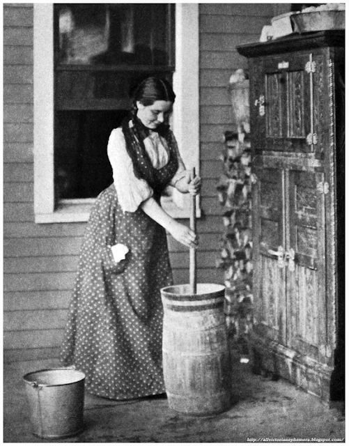 Churning The Butter All Victorian Ephemera