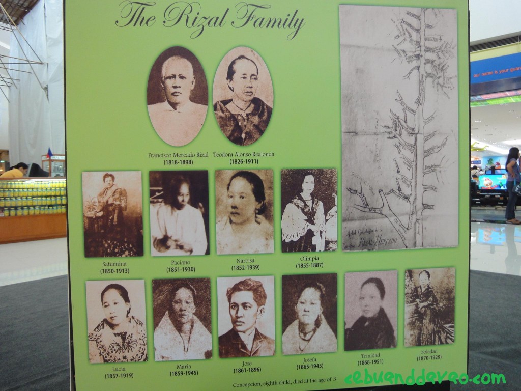 Jose Rizal Family Tree With Picture