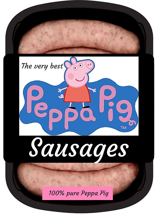 A Green and Rosie Life Peppa Pig and Sausages