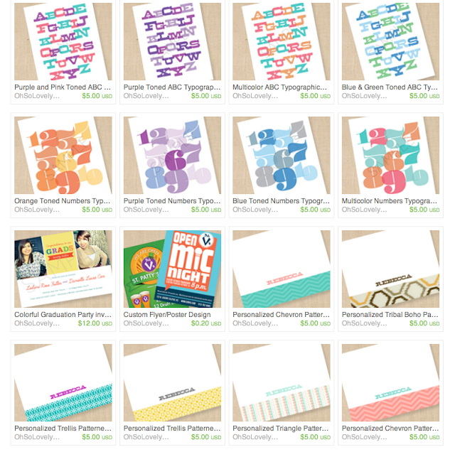 FYI // My New Etsy Shop, Oh So Lovely Blog