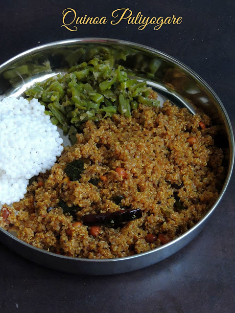 Tamarind Quinoa, Quinoa Puliyogare