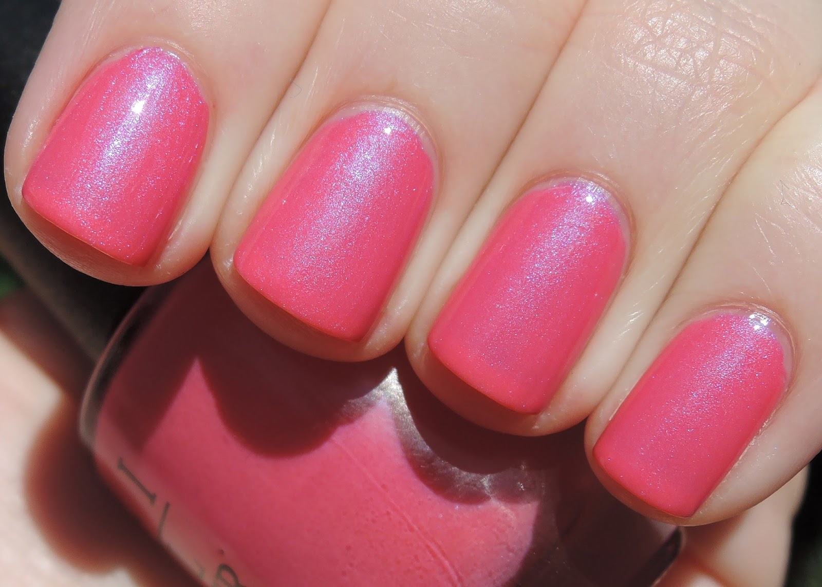 OPI Nail Lacquer in "Hotter Than You Pink" - wide 3