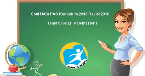 Download Soal UAS/ PAS Tema 5 Kelas 4 SD Semester 1 K13 Revisi 2018