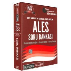 Pegem Eşit Ağırlık ve Sayısal Adaylar İçin ALES Soru Bankası (2016) Pegem Eşit Ağırlık ve Sayısal Adaylar İçin ALES Soru Bankası (2016)