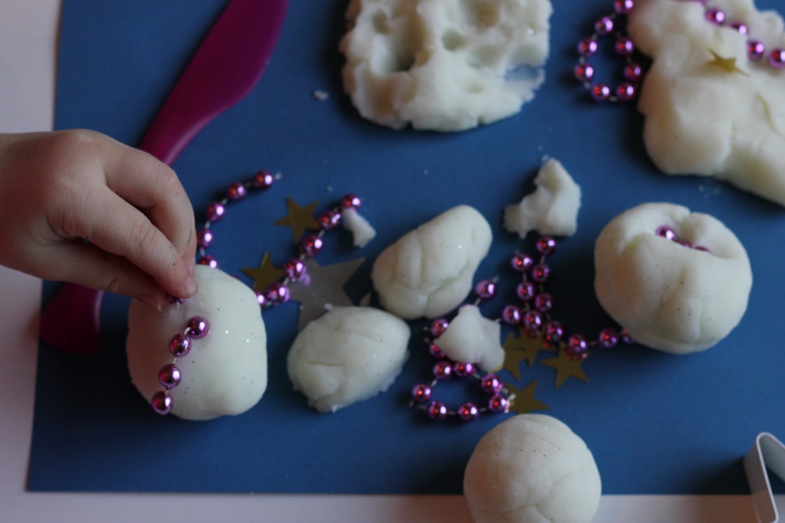 How to Make Homemade White Play Dough - Full Bloom CreativityFull
