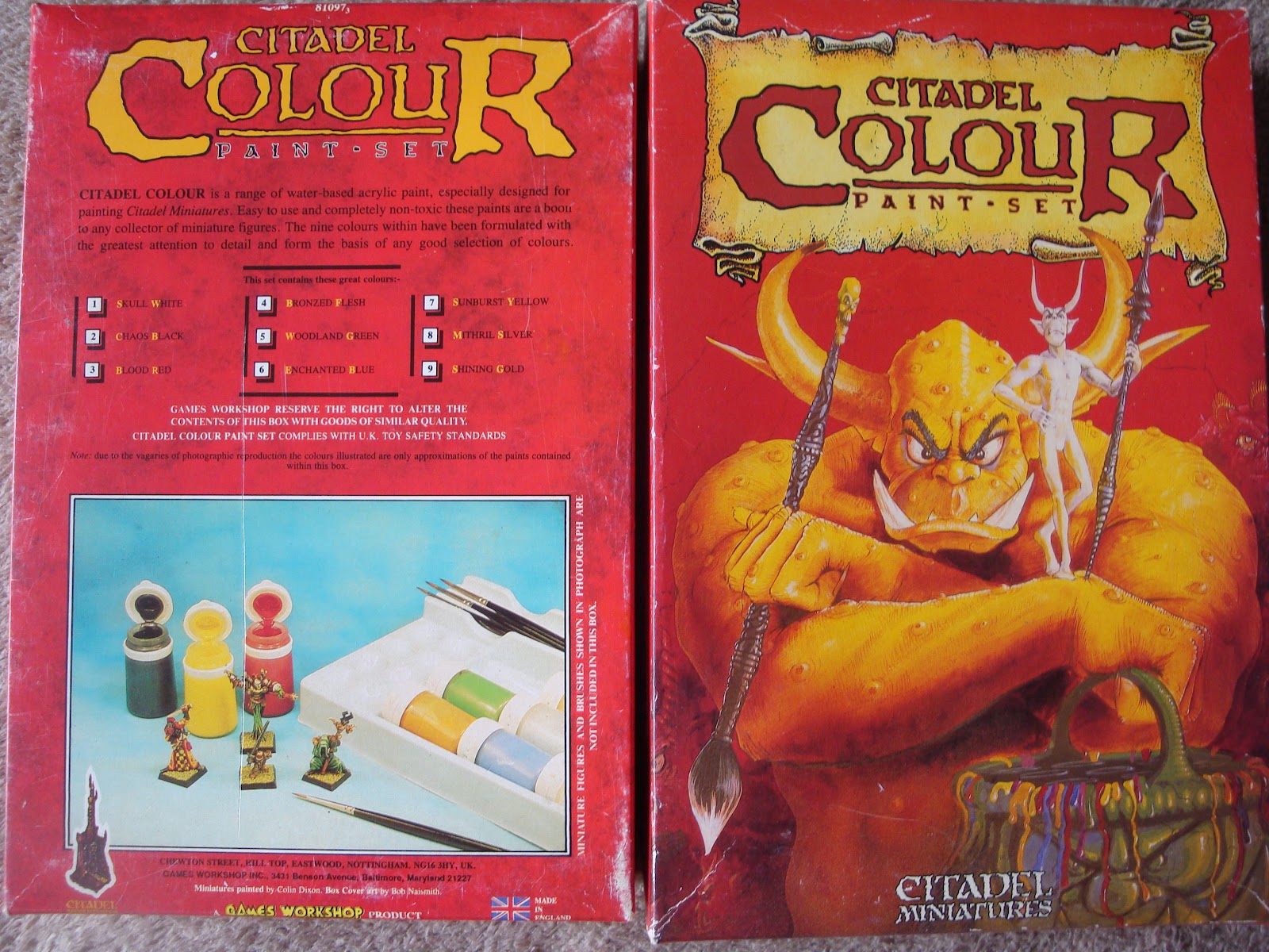 Retro Review: The Best Games Workshop Paint Set (1998) 