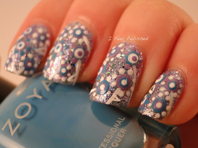 Bohemian Flower Nails