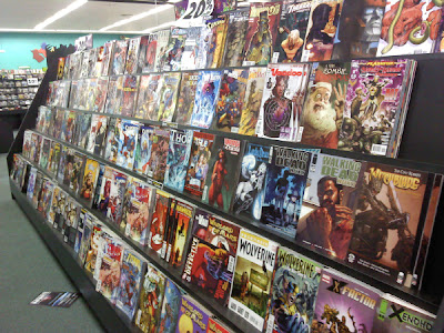 Hastings Comic Book Section
