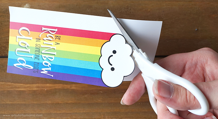 Brighten someone else's day with these Free Printable Rainbow Bookmarks inspired by Maya Angelou!