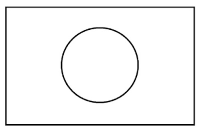 Mewarnai Gambar: Mewarnai Gambar Sketsa Bendera Negara Jepang