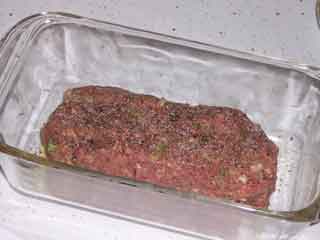 meatloaf ready to cook