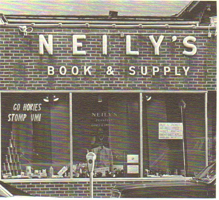 That 70's Blacksburg Neily's Book Store